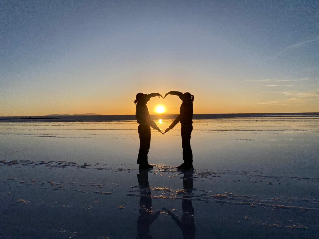 Salar de Uyuni al atardecer